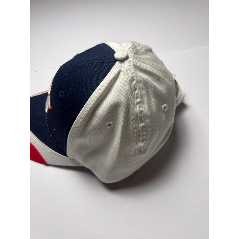 USA Hockey Baseball Cap Uni Adjustable Navy White Red 75 Years Miracles On Ice - Picture 2 of 6